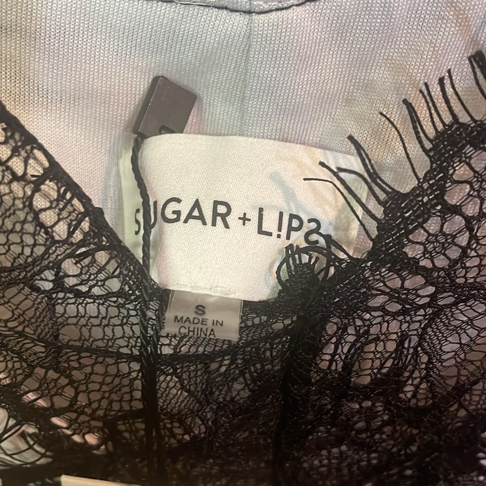Sugar Lips Fringed V-neck nightgown. NWT multiple sizes - Picture 6 of 6
